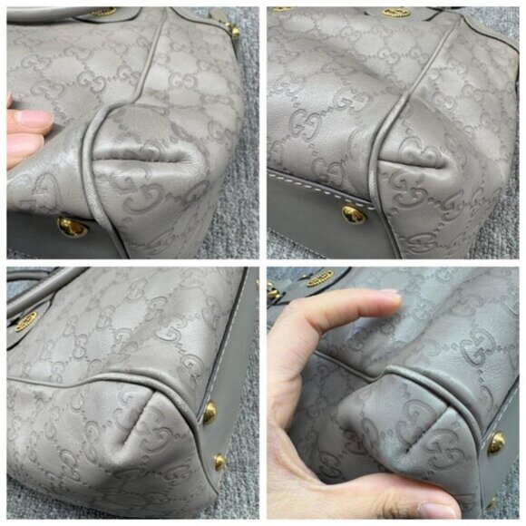 Gucci Guccissima Scarlett Leather Hand Bag 357-020425 - Picture 5 of 14